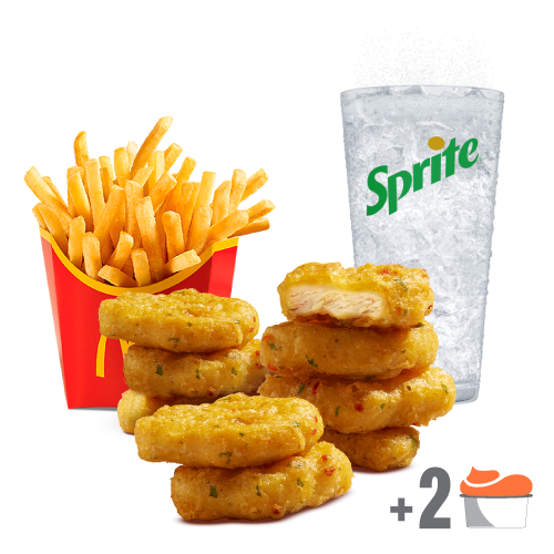 Meniu Spicy Chicken McNuggets 9buc